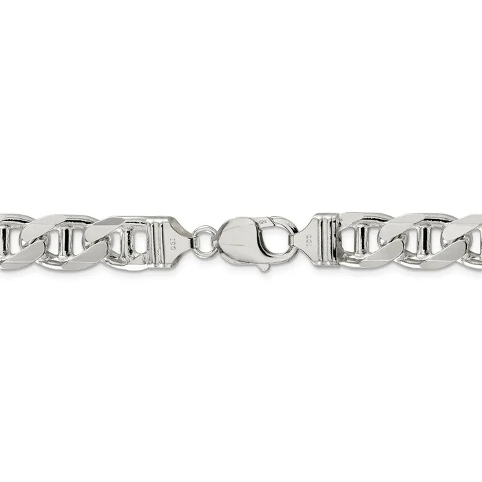 WB Choice Jewelry Necklaces Sterling Silver 105mm Flat Cuban Anchor ChainWBCQFAN30024 WB Choice Jewelry Necklaces Sterling Silver 105mm Flat Cuban Anchor ChainWBCQFAN30024