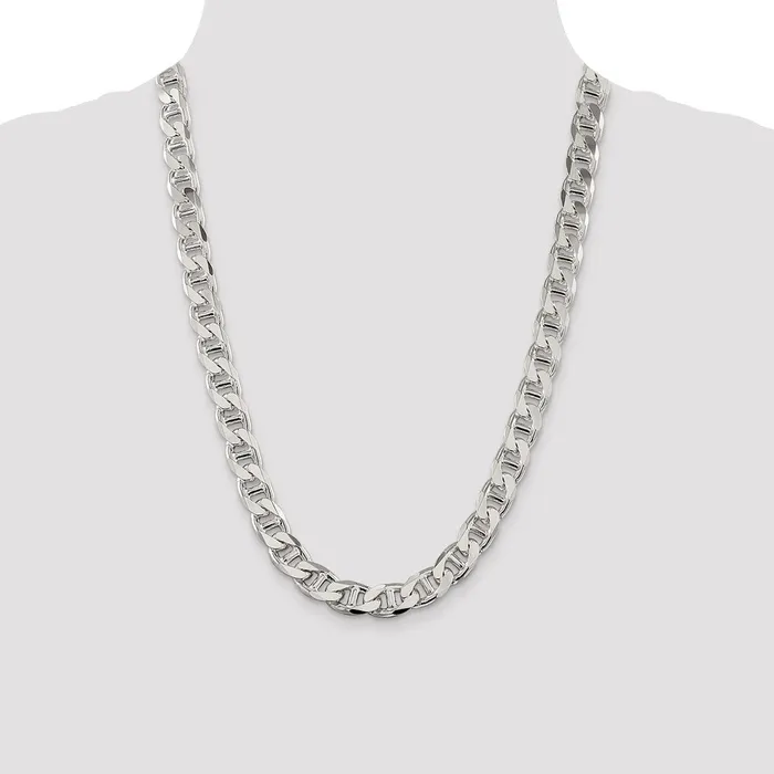 WB Choice Jewelry Necklaces Sterling Silver 105mm Flat Cuban Anchor ChainWBCQFAN30024 WB Choice Jewelry Necklaces Sterling Silver 105mm Flat Cuban Anchor ChainWBCQFAN30024