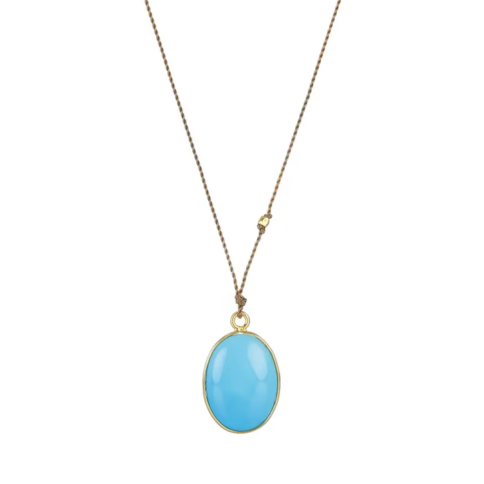 Margaret Solow Necklaces Sleeping Beauty Turquoise Pendant Necklace Margaret Solow Necklaces Sleeping Beauty Turquoise Pendant Necklace