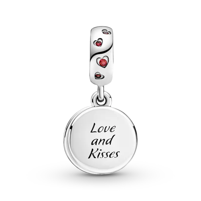 Charm Necklaces Pandora Pandora Disney Mickey Minnie Kiss Dangle Charm Final Sale