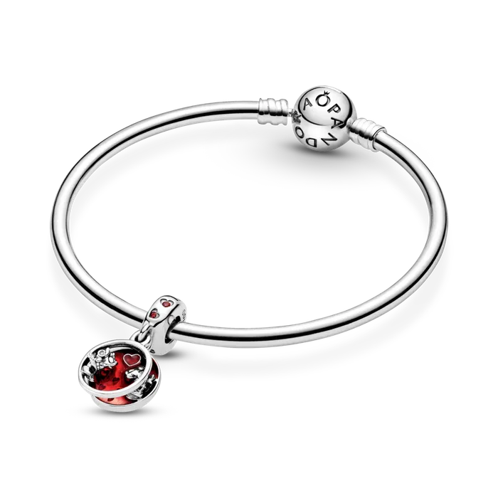 Charm Necklaces Pandora Pandora Disney Mickey Minnie Kiss Dangle Charm Final Sale