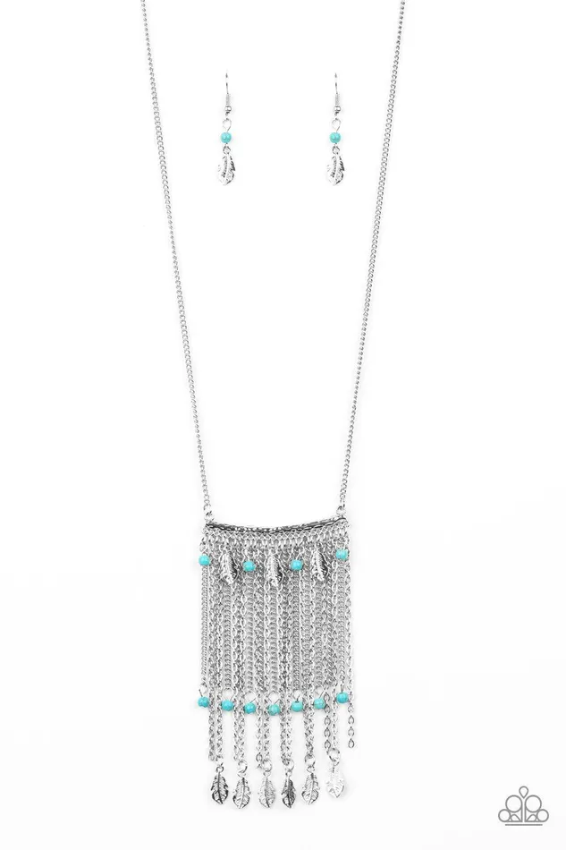 Necklaces On The Fly Blue Necklace Jewelry by Bretta Paparazzi Accessories