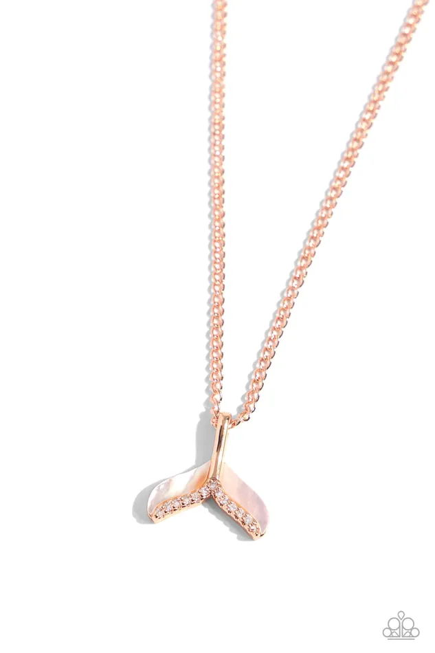 Paparazzi Accessories Necklaces Mermaid Masterpiece Copper Necklace Jewelry by Bretta