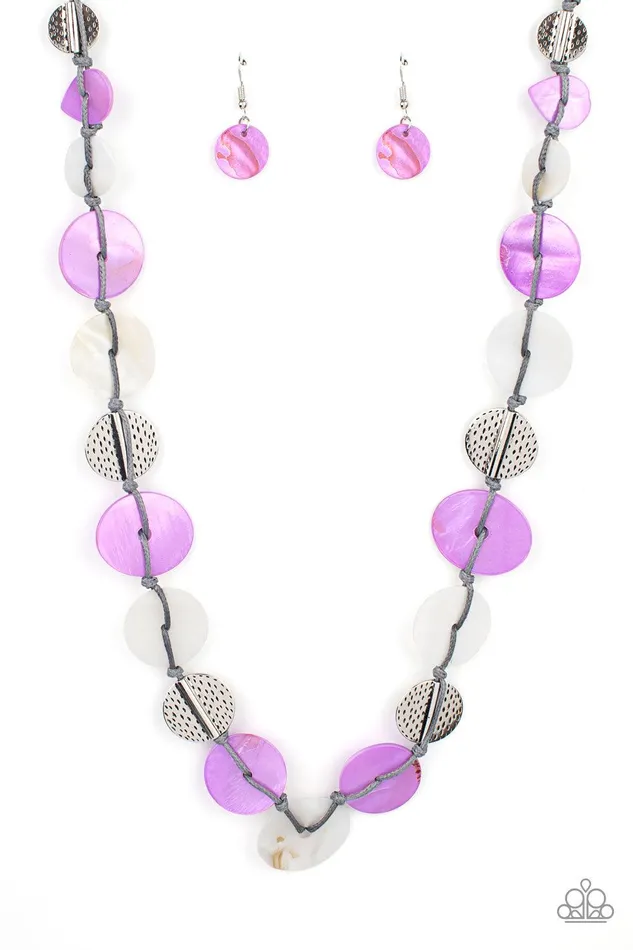 Paparazzi Accessories Necklaces Seashore Spa Purple Necklace Jewelry by Bretta